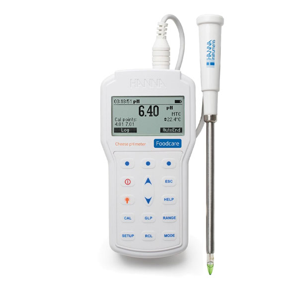 HI98165 휴대용 pH 측정기(치즈 / PC연결 가능)