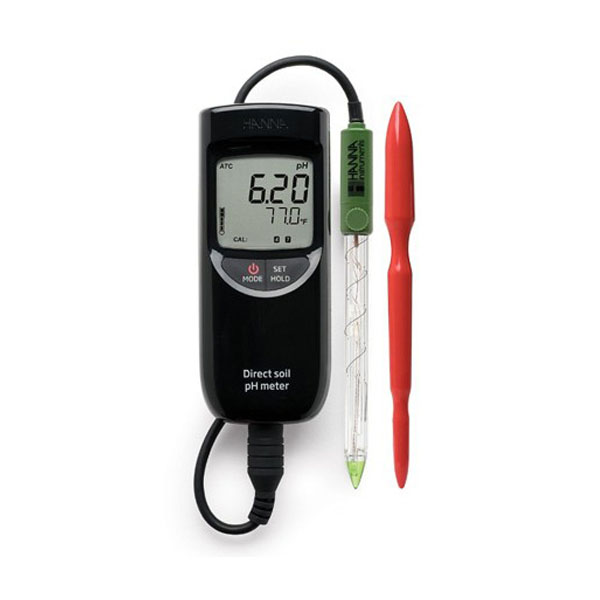 HI99121 휴대용 pH 측정기 (토양용)