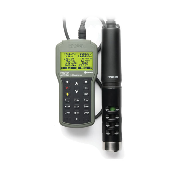 HI98494 Bluetooth® 휴대용 다항목 수질측정기