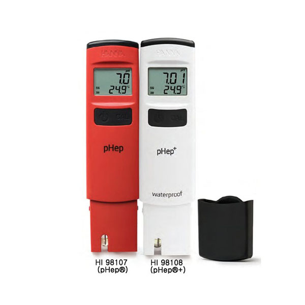 HI98108 (pHep®+) pH/온도 테스터기 (0.01)